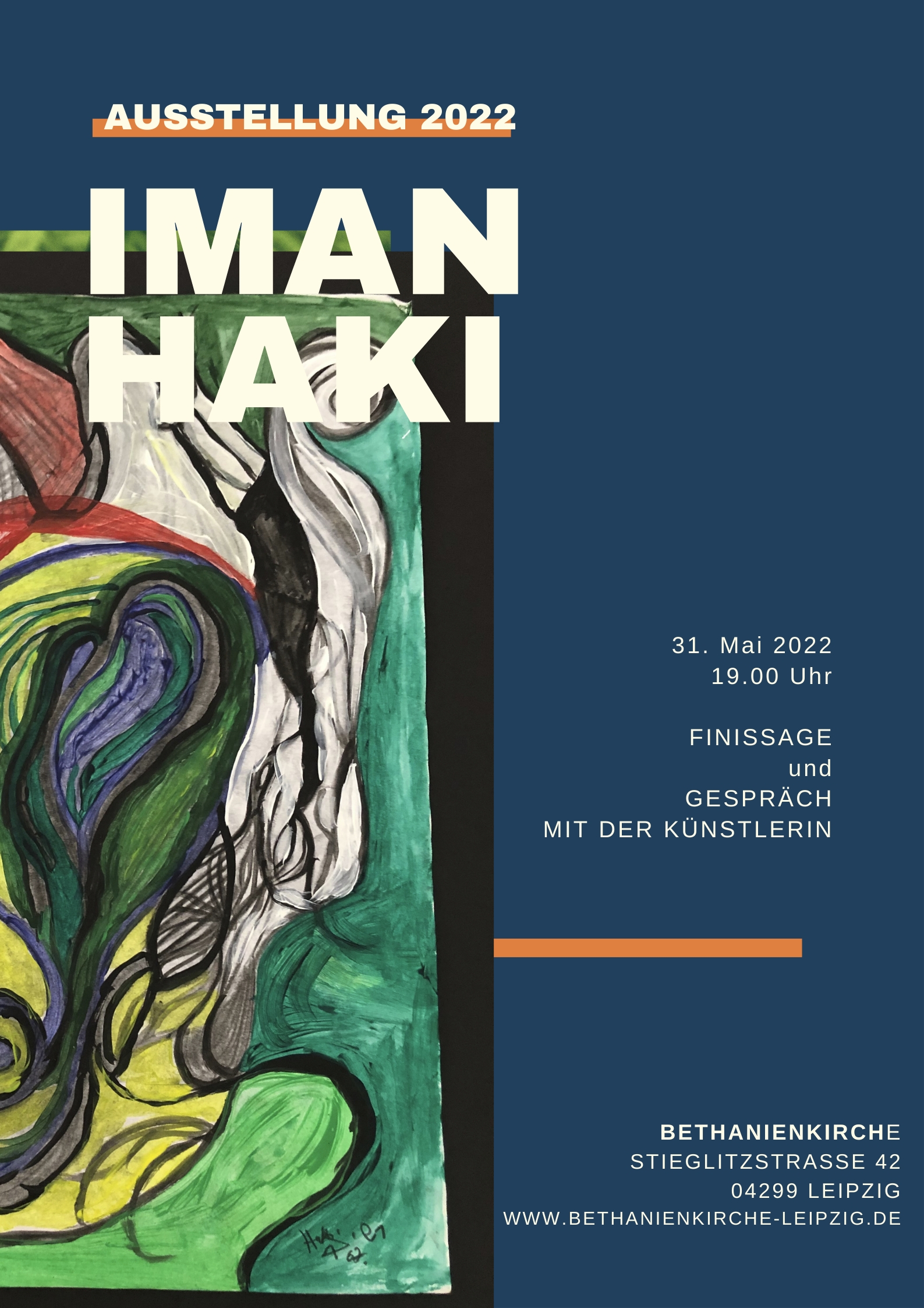 Finissage Iman Haki (Plakat)
